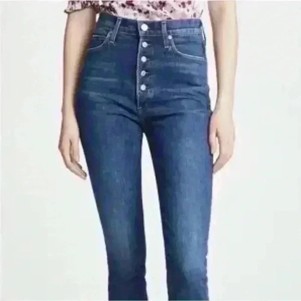 Citizens of Humanity Olivia High-Rise Slim Ankle Jeans Size 25 - Picture 2 of 13